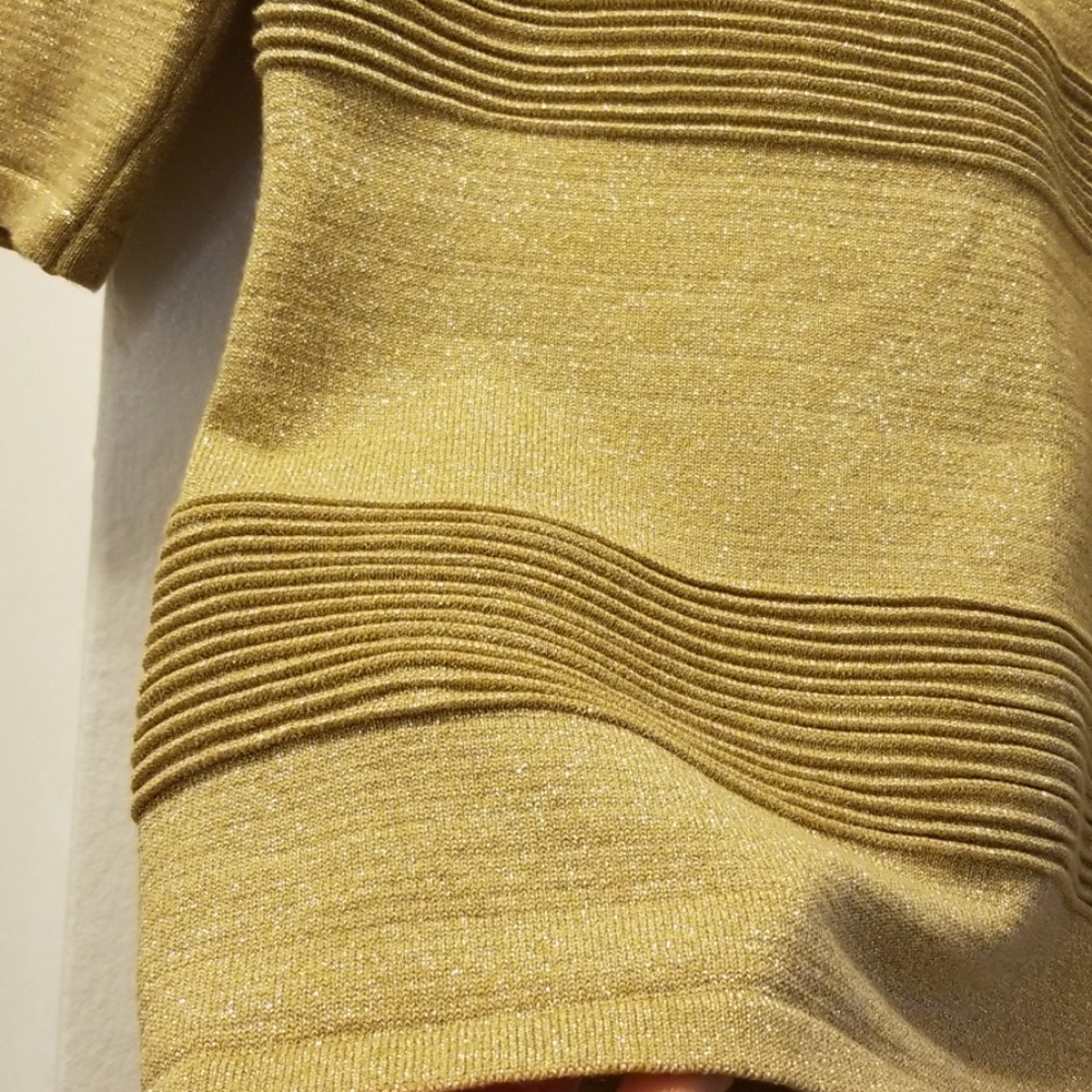 Endless Rose glittery knit top short sleeve Small - Picture 3 of 8